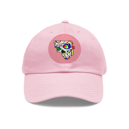 TROL Dad Hat with Leather Patch (Round)