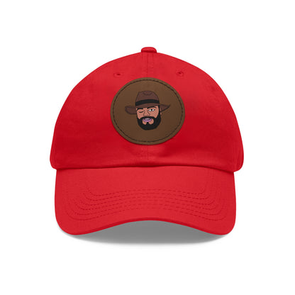 TROL Dad Hat with Leather Patch (Round)