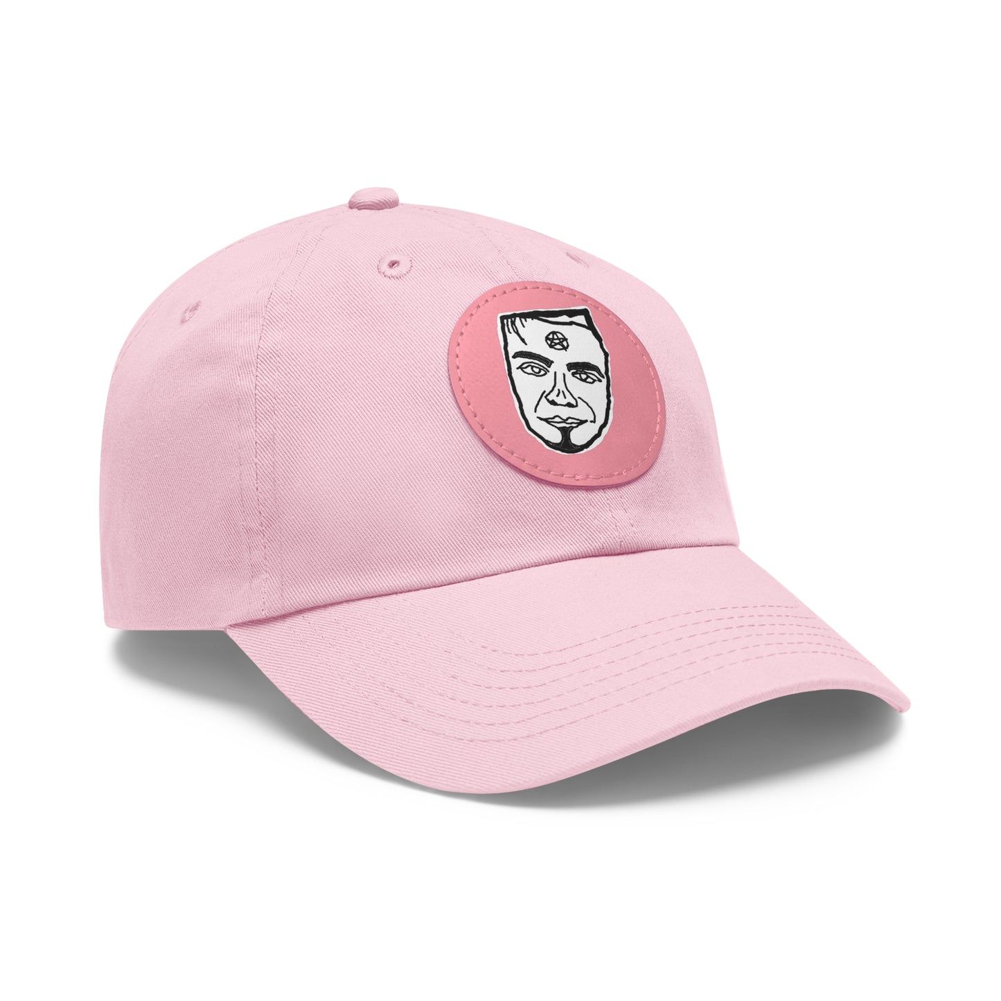 TROL Dad Hat with Leather Patch (Round)