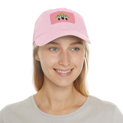 TROL Dad Hat with Leather Patch (Rectangle)