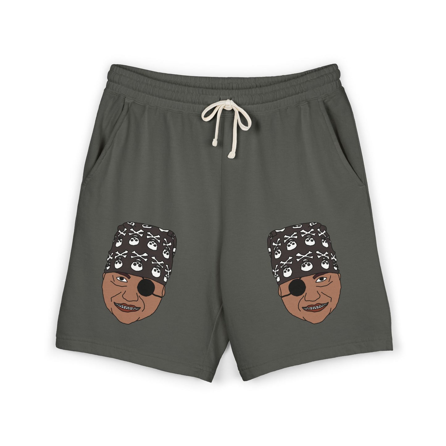 TROL Unisex Garment-Dyed Lightweight Fleece Sweat Shorts