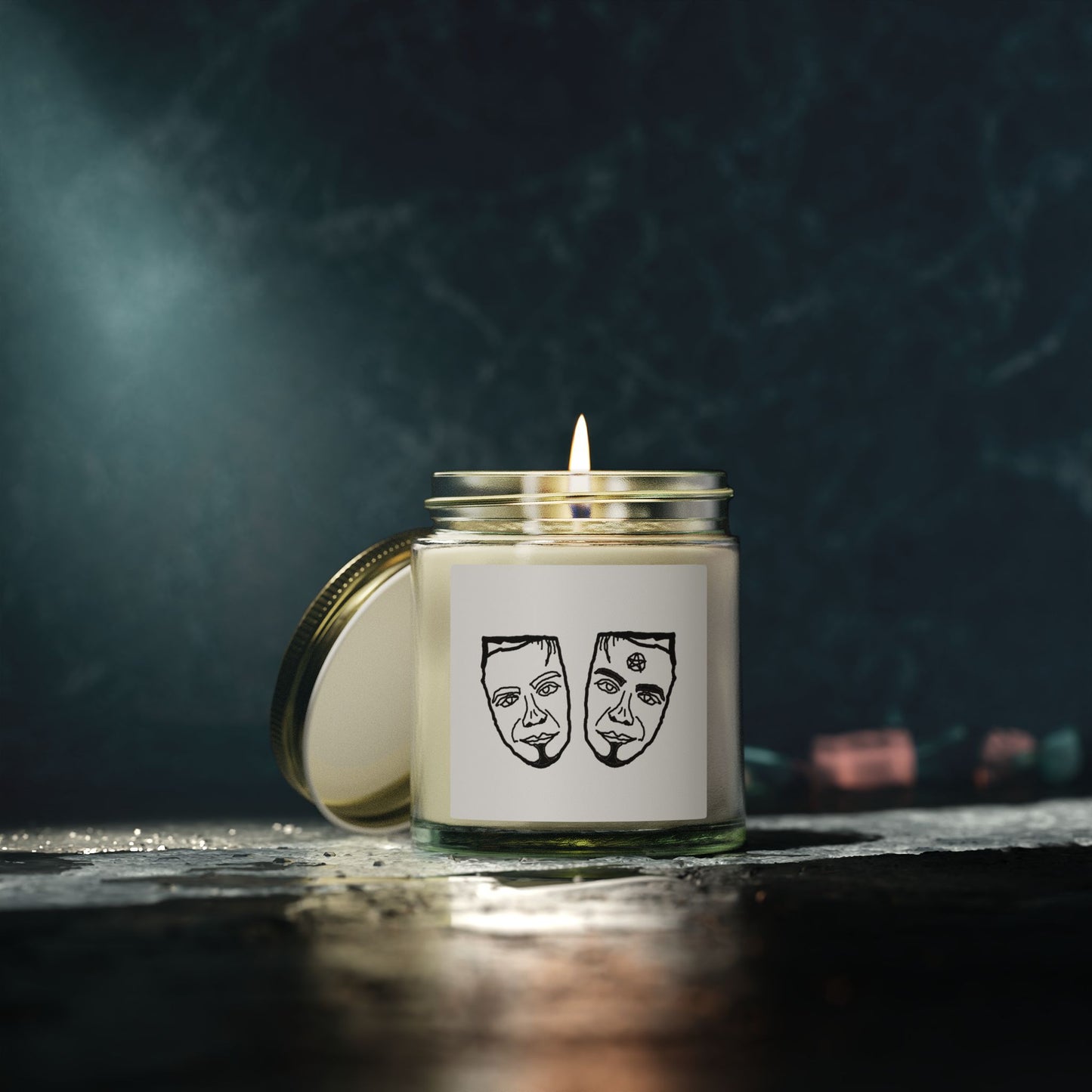 TROL Scented Candles, Coconut Apricot Wax (4oz, 9oz)