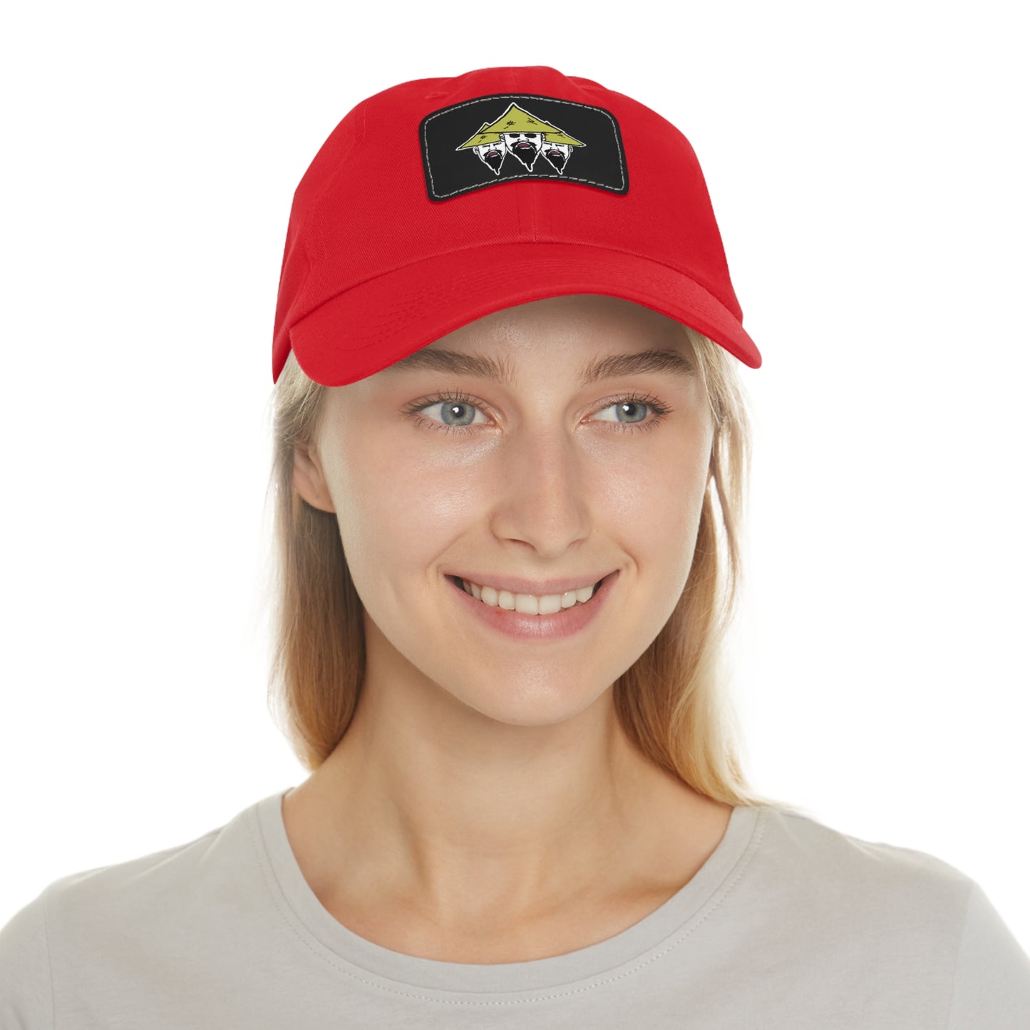 TROL Dad Hat with Leather Patch (Rectangle)